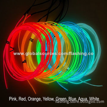 High brightness wonderful long lifespan colorful EL wire